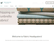 Tablet Screenshot of fabric-hq.com